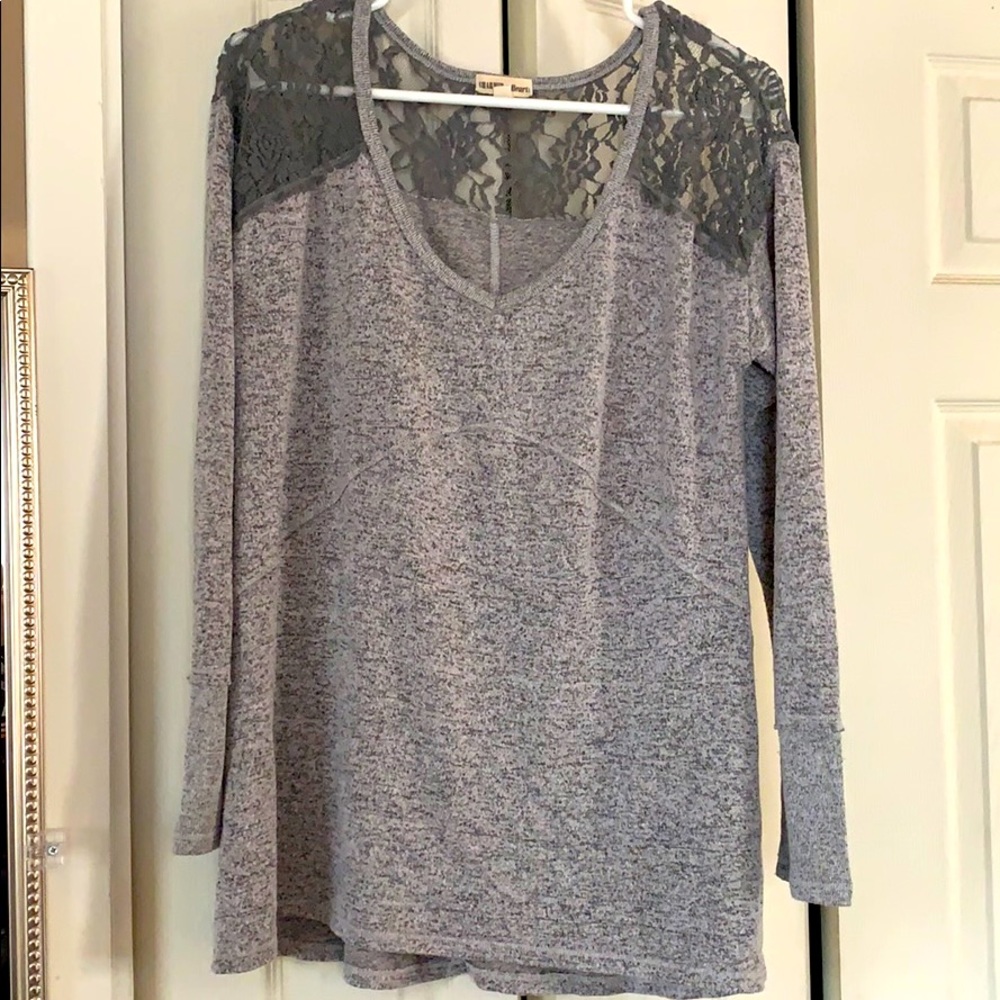 Charmed Hearts Sz L top